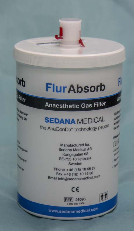 Рисунок 2. Угольный фильтр для ингаляционных анестетиков Flur Absorb