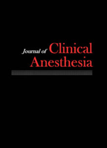 Журнал Клинической анестезии